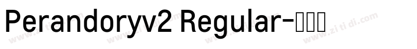 Perandoryv2 Regular字体转换